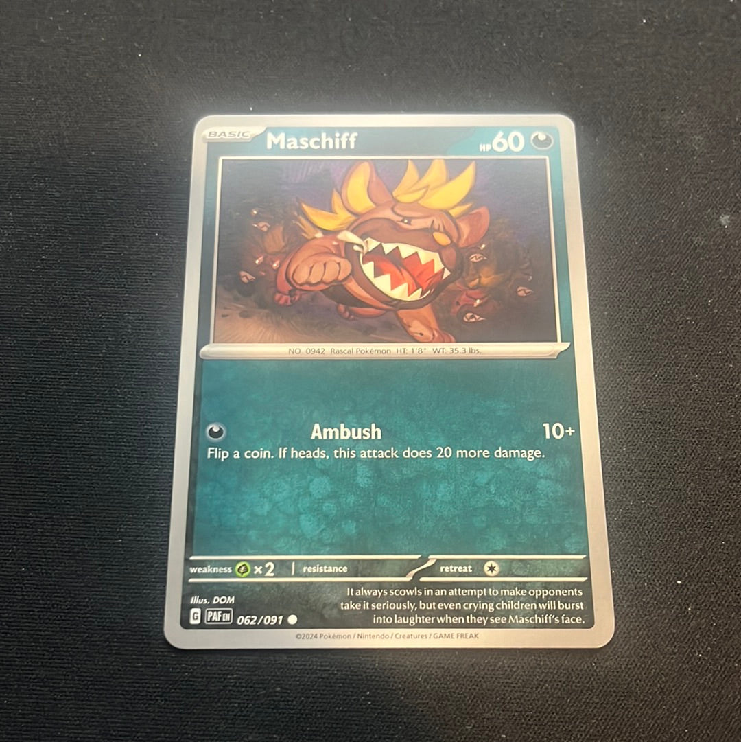 Paldean Fates: Maschiff #62 Paldean Fates: Maschiff #62